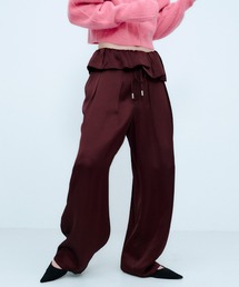THINGS THAT MATTER | PEPLUM SATIN EASY PANTS / ペプラム サテン イージー パンツ(その他パンツ)