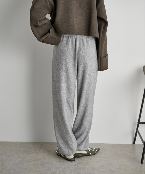 THE YOn（ザヨン）の「ニットジョガーパンツ（その他パンツ・レディース・グレー/アイボリー/ブラウン・FREE）」の7枚目の写真