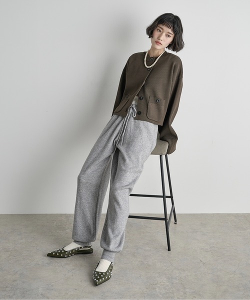 THE YOn（ザヨン）の「ニットジョガーパンツ（その他パンツ・レディース・グレー/アイボリー/ブラウン・FREE）」の17枚目の写真