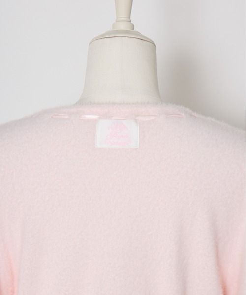Fiorforte(フィオルフォルテ)の「petit rose cardigan(カーディガン/ボレロ・レディース・ピンク/ホワイト・MEDIUM)」の18枚目の写真