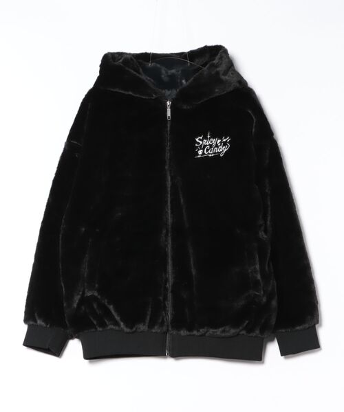 CORISCO（コリスコ）の「SPICY　CANDYファーブルゾン(M1)（ブルゾン・メンズ・シルバー/ブラック・LARGE/MEDIUM）」の2枚目の写真