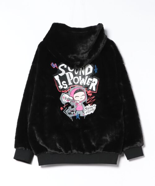 CORISCO（コリスコ）の「SPICY　CANDYファーブルゾン(M1)（ブルゾン・メンズ・シルバー/ブラック・LARGE/MEDIUM）」の4枚目の写真