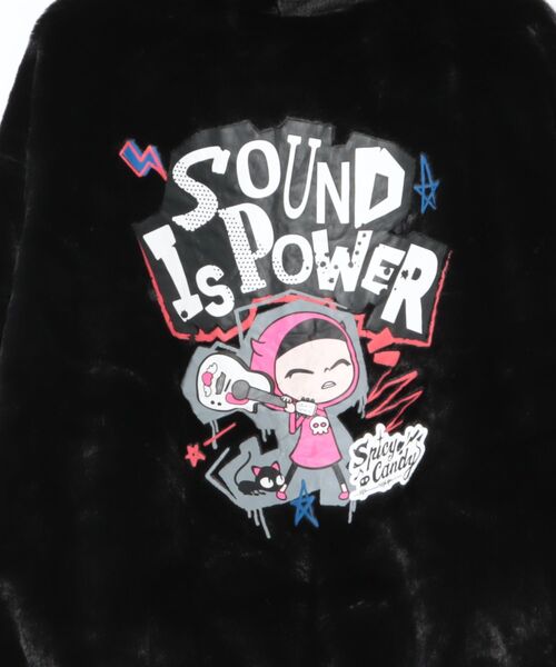 CORISCO（コリスコ）の「SPICY　CANDYファーブルゾン(M1)（ブルゾン・メンズ・シルバー/ブラック・LARGE/MEDIUM）」の3枚目の写真