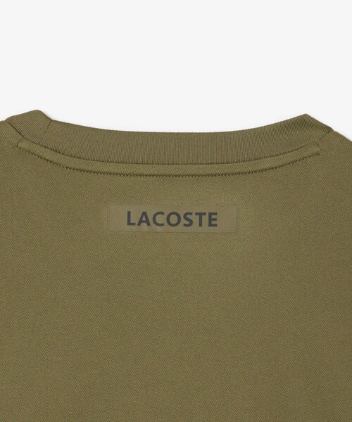 LACOSTE(ラコステ)の「ラケットグラフィックウルトラドライTシャツ(Tシャツ/カットソー・メンズ・オリーブ/オフホワイト・3/4/5)」の7枚目の写真