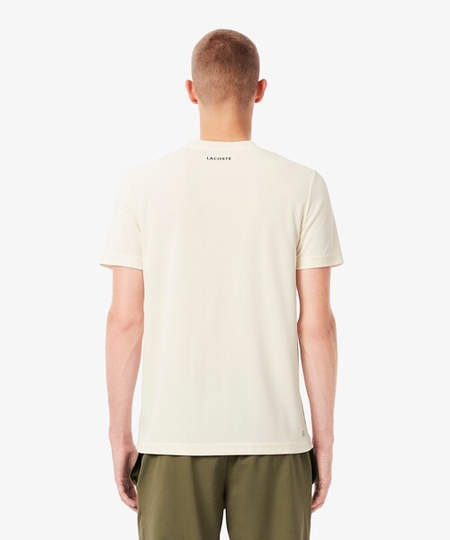 LACOSTE(ラコステ)の「ラケットグラフィックウルトラドライTシャツ(Tシャツ/カットソー・メンズ・オリーブ/オフホワイト・3/4/5)」の11枚目の写真