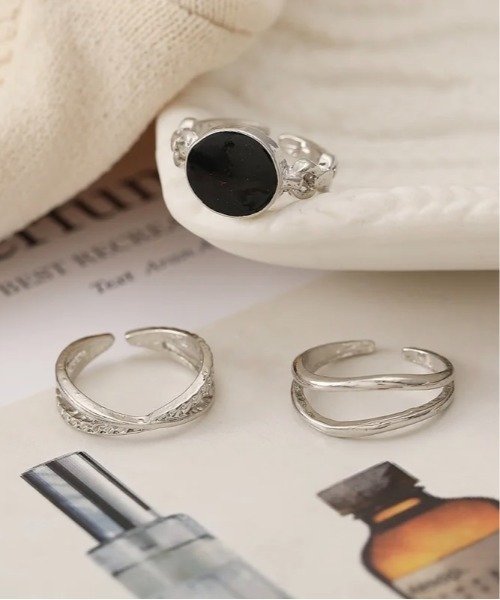 レディース 指輪3点セット リングセット(BDS)（リング）｜NO WAY