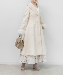 RANDA | 2WAY ショールカラーロングコート(チェスターコート)