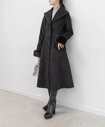 RANDA（ランダ）の「2WAY ショールカラーロングコート（チェスターコート）」