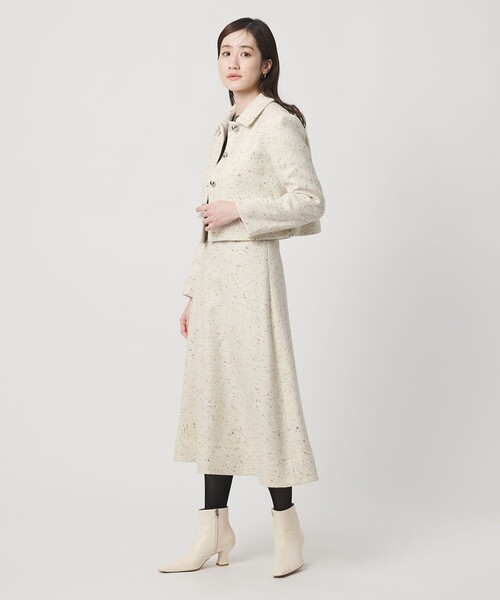 セール】シルクネップ ツイードライク ジャケット（テーラード