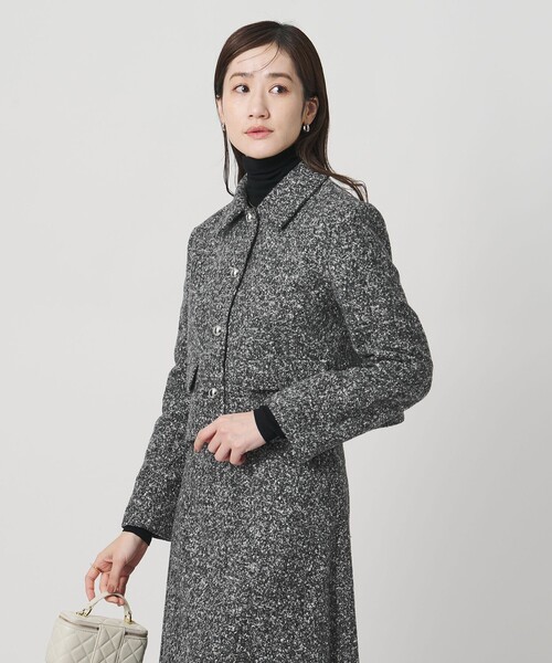 シルクネップ ツイードライク ジャケット（テーラードジャケット