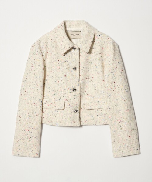 セール】シルクネップ ツイードライク ジャケット（テーラード