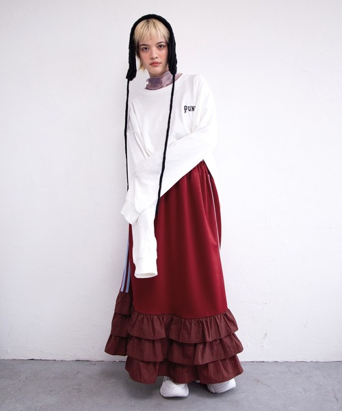 PUNYUS（プニュズ）の「PUNYUSロゴロンＴ（Tシャツ/カットソー・レディース・ブラック/ホワイト/サックスブルー・1/2/3/4/5）」の20枚目の写真