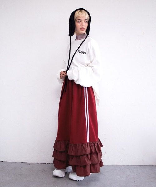 PUNYUS（プニュズ）の「PUNYUSロゴロンＴ（Tシャツ/カットソー・レディース・ブラック/ホワイト/サックスブルー・1/2/3/4/5）」の21枚目の写真