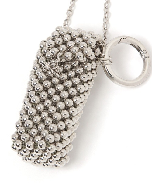 LEPSIM（レプシィム）の「メタルリップケースネックレス　606668（ネックレス・レディース・ブラック系その他/グレー・ONE SIZE）」の4枚目の写真