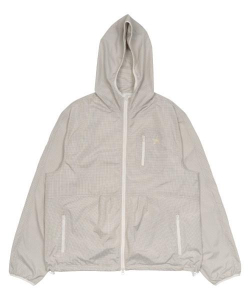 THECOLDESTMOMENT（ザコールデストモーメント）の「TCM starfish mini check windstopper (beige)（ナイロンジャケット・レディース・その他・SMALL/MEDIUM/LARGE）」の2枚目の写真