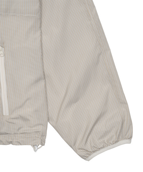 THECOLDESTMOMENT（ザコールデストモーメント）の「TCM starfish mini check windstopper (beige)（ナイロンジャケット・レディース・その他・SMALL/MEDIUM/LARGE）」の5枚目の写真