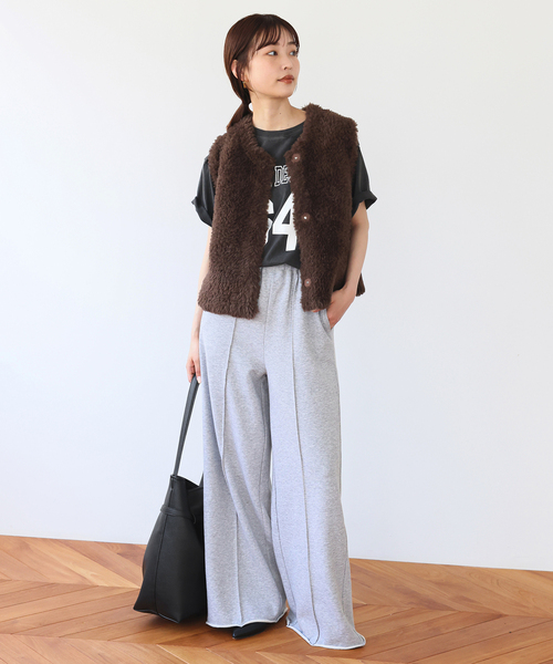 SLOBE IENA(スローブイエナ)の「《WEB限定/追加3》SLOBE ベルトスクエアトートバッグ(ショルダーバッグ・レディース・ブラック・FREE)」の10枚目の写真