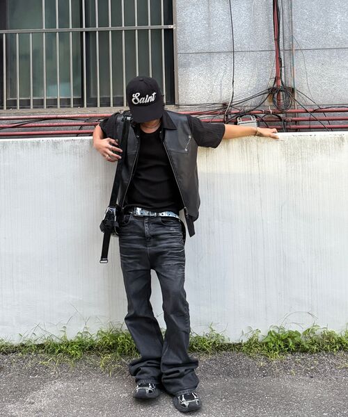 コーティングフレアデニムパンツ（デニムパンツ）｜DNSR（ディーエヌエ