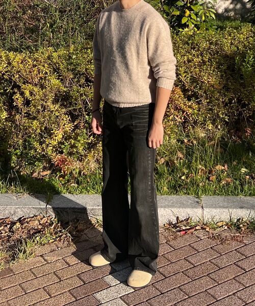 コーティングフレアデニムパンツ（デニムパンツ）｜DNSR（ディーエヌエ