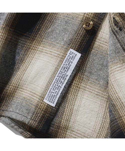 F.ILLUMINATE(フィルミネイト)の「フェイドチェックシャツ-ブラウン(シャツ/ブラウス・レディース・その他・SMALL/MEDIUM/LARGE)」の9枚目の写真