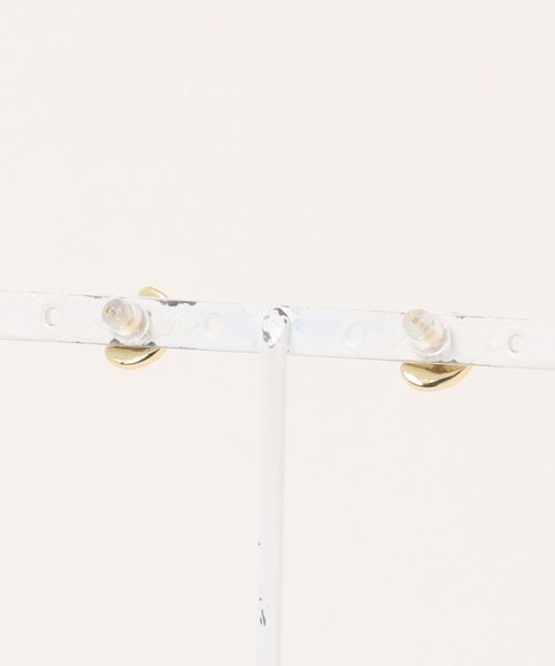 Mignonjour（ミニョンジュール）の「FReePLACe/メタル シンプル オーバル ピアス R0152（ピアス（両耳用）・レディース・その他1/その他2/その他3・FREE）」の5枚目の写真