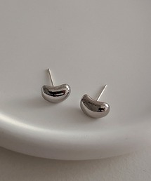 Mignonjour | FReePLACe/メタル シンプル オーバル ピアス R0152(ピアス（両耳用）)