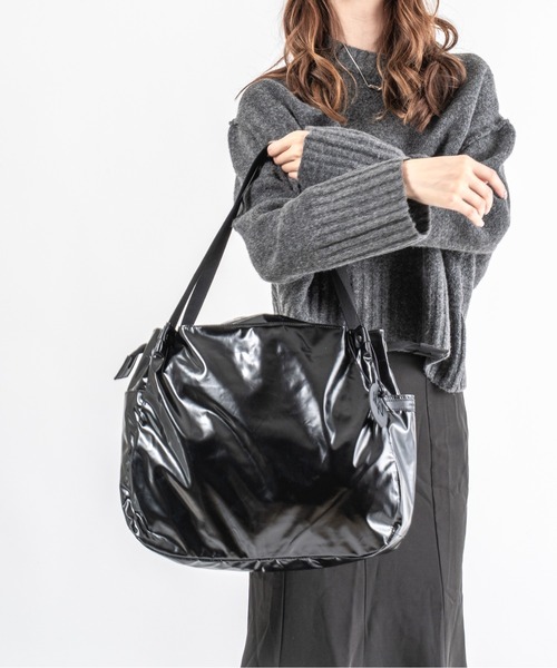 Jack Gomme（ジャックゴム）の「【JACK GOMME】ショルダーバッグ トートバッグ　LEVANT Sac cabas（ショルダーバッグ・レディース・インディゴブルー/モカ/シルバー/ブラック/アイボリー/オリーブ/ワインレッド・FREE）」の3枚目の写真