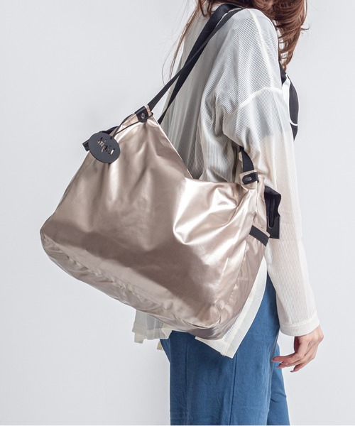 Jack Gomme(ジャックゴム)の「【JACK GOMME】ショルダーバッグ トートバッグ LEVANT Sac cabas(ショルダーバッグ・レディース・インディゴブルー/モカ/シルバー/ブラック/アイボリー/オリーブ/ワインレッド/ホワイト/シャンパン・FREE)」の16枚目の写真