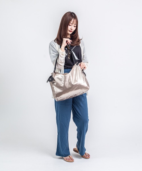 Jack Gomme(ジャックゴム)の「【JACK GOMME】ショルダーバッグ トートバッグ LEVANT Sac cabas(ショルダーバッグ・レディース・インディゴブルー/モカ/シルバー/ブラック/アイボリー/オリーブ/ワインレッド/ホワイト/シャンパン・FREE)」の17枚目の写真
