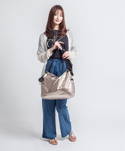 Jack Gomme(ジャックゴム)の「【JACK GOMME】ショルダーバッグ トートバッグ LEVANT Sac cabas(ショルダーバッグ・レディース・インディゴブルー/モカ/シルバー/ブラック/アイボリー/オリーブ/ワインレッド/ホワイト/シャンパン・FREE)」の18枚目の写真