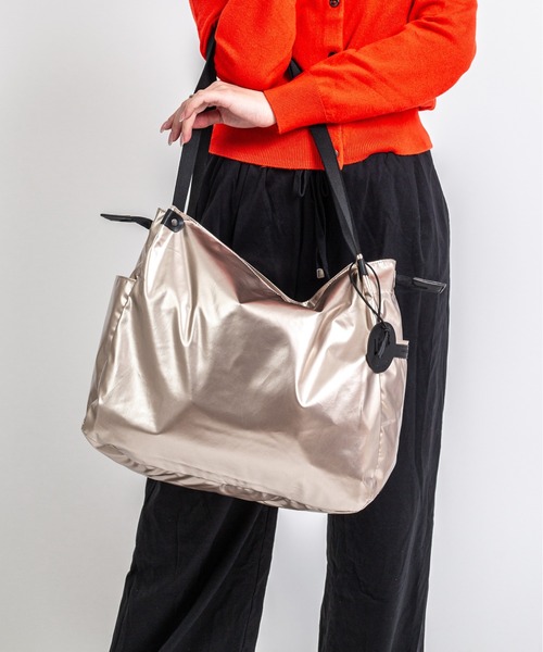Jack Gomme(ジャックゴム)の「【JACK GOMME】ショルダーバッグ トートバッグ LEVANT Sac cabas(ショルダーバッグ・レディース・インディゴブルー/モカ/シルバー/ブラック/アイボリー/オリーブ/ワインレッド/ホワイト/シャンパン・FREE)」の21枚目の写真