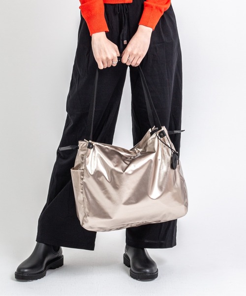 Jack Gomme(ジャックゴム)の「【JACK GOMME】ショルダーバッグ トートバッグ LEVANT Sac cabas(ショルダーバッグ・レディース・インディゴブルー/モカ/シルバー/ブラック/アイボリー/オリーブ/ワインレッド/ホワイト/シャンパン・FREE)」の20枚目の写真
