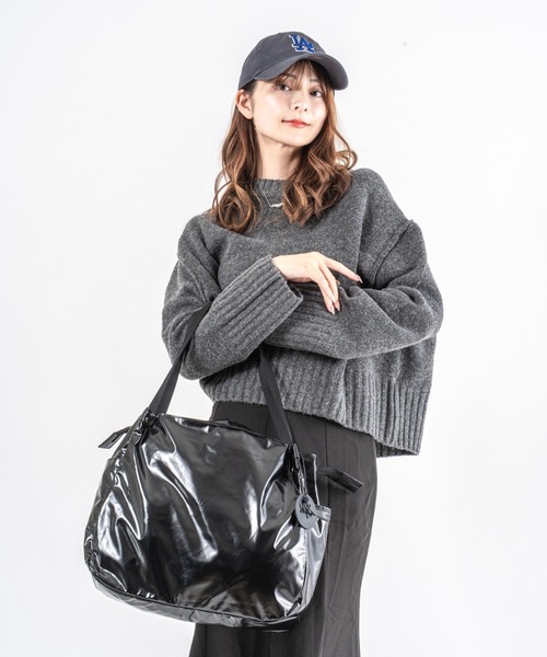 Jack Gomme（ジャックゴム）の「【JACK GOMME】ショルダーバッグ トートバッグ　LEVANT Sac cabas（ショルダーバッグ・レディース・インディゴブルー/モカ/シルバー/ブラック/アイボリー/オリーブ/ワインレッド・FREE）」の21枚目の写真