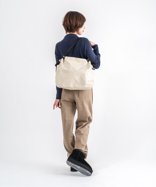 Jack Gomme（ジャックゴム）の「【JACK GOMME】ショルダーバッグ トートバッグ　LEVANT Sac cabas（ショルダーバッグ・レディース・インディゴブルー/モカ/シルバー/ブラック/アイボリー/オリーブ/ワインレッド・FREE）」の12枚目の写真