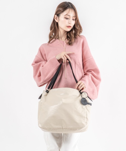 Jack Gomme（ジャックゴム）の「【JACK GOMME】ショルダーバッグ トートバッグ　LEVANT Sac cabas（ショルダーバッグ・レディース・インディゴブルー/モカ/シルバー/ブラック/アイボリー/オリーブ/ワインレッド・FREE）」の16枚目の写真