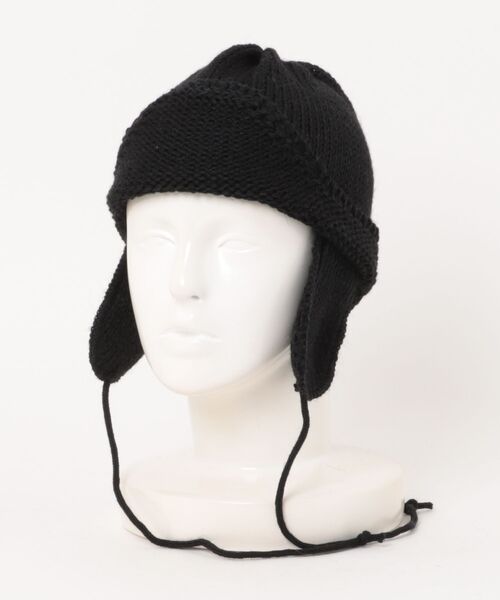 HIGHLAND 2000（ハイランドトゥーサウザンド）の「【HIGHLAND2000】ハイランド2000 イギリス製 ヘルメットキャップ HIGHLAND2000-E2（ニットキャップ/ビーニー・メンズ・クリーム/グレー/ブラック・FREE）」の2枚目の写真