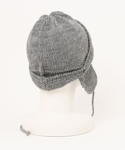 HIGHLAND 2000（ハイランドトゥーサウザンド）の「【HIGHLAND2000】ハイランド2000 イギリス製 ヘルメットキャップ HIGHLAND2000-E2（ニットキャップ/ビーニー・メンズ・クリーム/グレー/ブラック・FREE）」の4枚目の写真