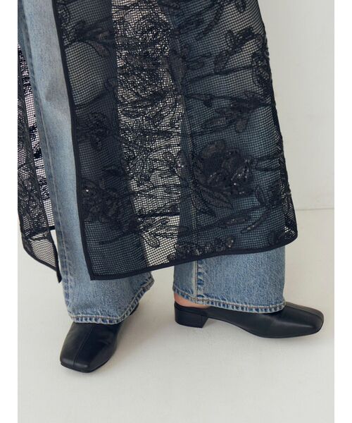 Ungrid（アングリッド）の「スパンコールマルチウェイメッシュスカート（スカート・レディース・ブラック/アイボリー・FREE）」の9枚目の写真