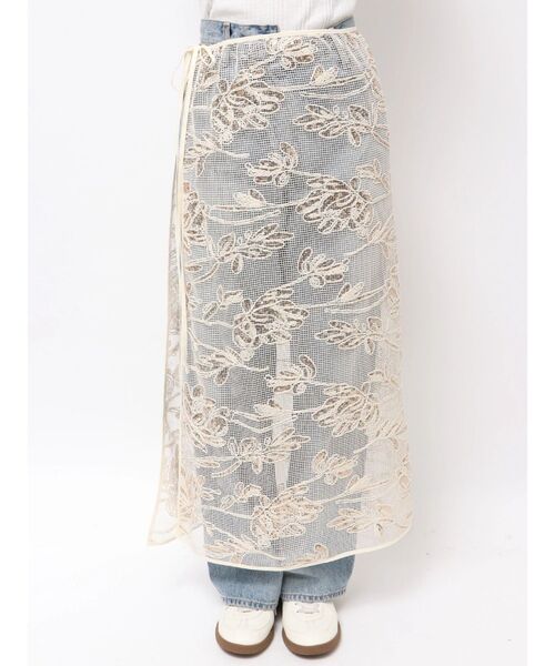 Ungrid（アングリッド）の「スパンコールマルチウェイメッシュスカート（スカート・レディース・ブラック/アイボリー・FREE）」の11枚目の写真