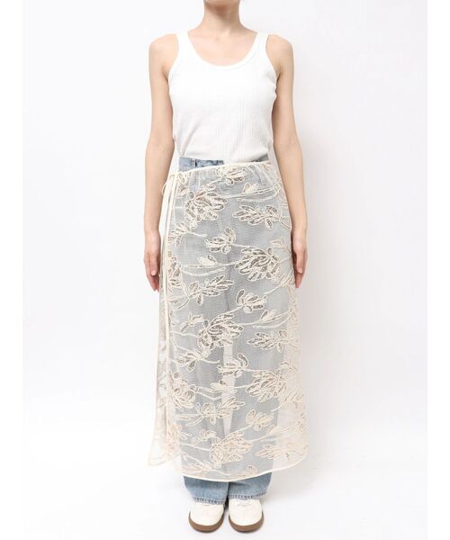 Ungrid（アングリッド）の「スパンコールマルチウェイメッシュスカート（スカート・レディース・ブラック/アイボリー・FREE）」の18枚目の写真