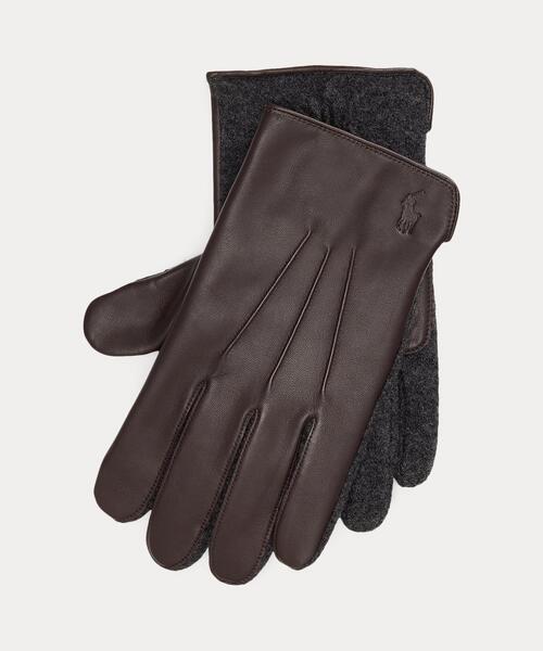 インシュレイテッド シープスキンパネルド タッチ グローブ（手袋