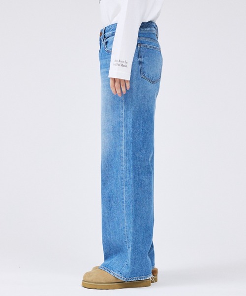 Rouge vif（ルージュヴィフ）の「【RED CARD/レッドカード】Freddie ローライズワイドバギーデニム（デニムパンツ・レディース・ブルー・23/22/24/25）」の12枚目の写真