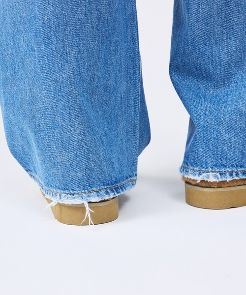 Rouge vif（ルージュヴィフ）の「【RED CARD/レッドカード】Freddie ローライズワイドバギーデニム（デニムパンツ・レディース・ブルー・23/22/24/25）」の19枚目の写真