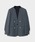 CINOH�i�`�m�j�́uBLACK FORMAL GRAY NO COLLAR JACKET�i�m�[�J���[�W���P�b�g�j�v�b�O���[