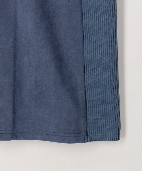 MICO COULIER（ミコクリエ）の「スエード×リブ2WAYジャンスカ（ワンピース・レディース・キナリ/ライトブルー/ブラック・38）」の20枚目の写真