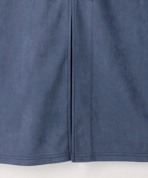 MICO COULIER（ミコクリエ）の「スエード×リブ2WAYジャンスカ（ワンピース・レディース・キナリ/ライトブルー/ブラック・38）」の21枚目の写真