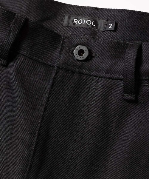 ROTOL(ロトル)の「【ROTOL/ロトル】TRIPLE SEAMS 6P DENIM WIDE BLACK(デニムパンツ・メンズ・ブラック・2/3)」の6枚目の写真
