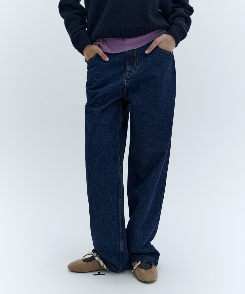 CITYBREEZE(シティブリーズ)の「カーブデニムパンツ_BLUE(デニムパンツ・レディース・ブルー・SMALL/MEDIUM)」の2枚目の写真