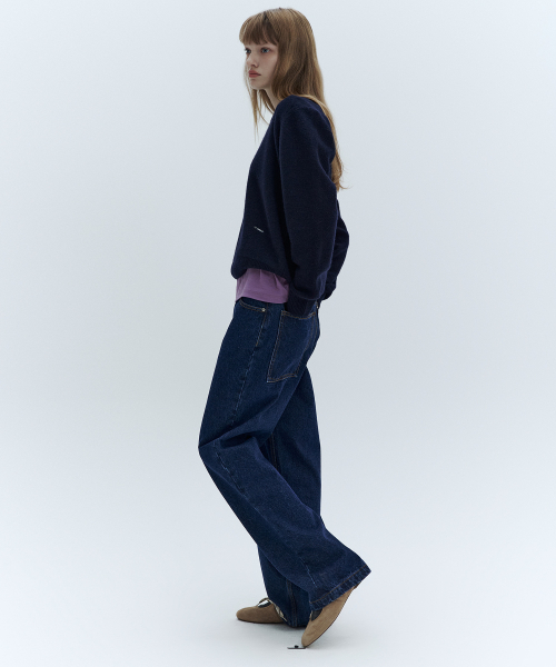 CITYBREEZE(シティブリーズ)の「カーブデニムパンツ_BLUE(デニムパンツ・レディース・ブルー・SMALL/MEDIUM)」の5枚目の写真