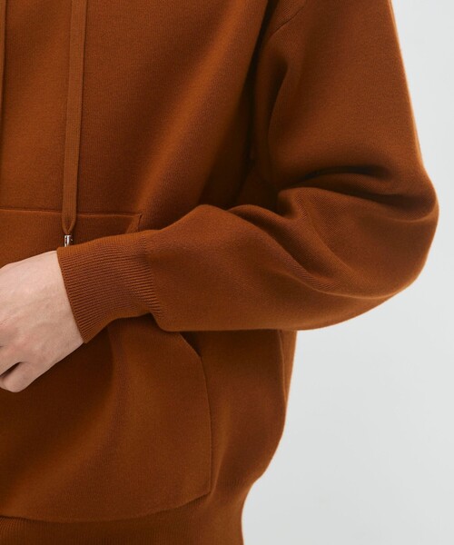 caban（キャバン）の「コットンカシミヤ パーカ（ニット/セーター・メンズ・キャメル/ライトグリーン/ライトブルー・S/M/L）」の8枚目の写真